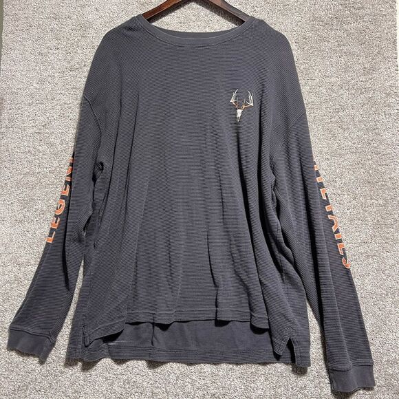 Legendary Whitetails Men’s Thermal Waffle Knit Tee Long Sleeve Size 2XL *flaw - Picture 1 of 11